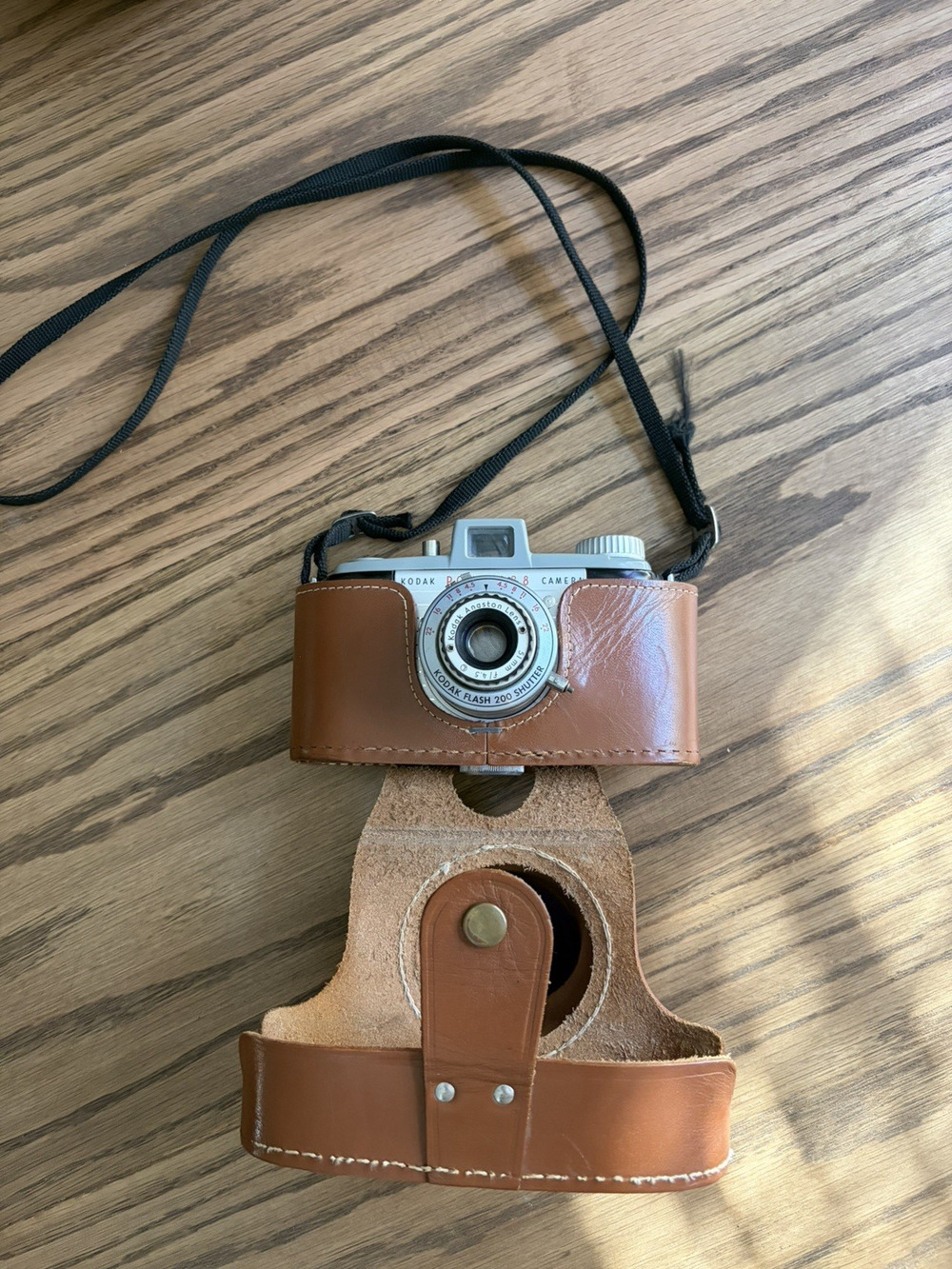 Vintage 1950s Kodak Pony 35mm with Leather Case Vintage Film Camera